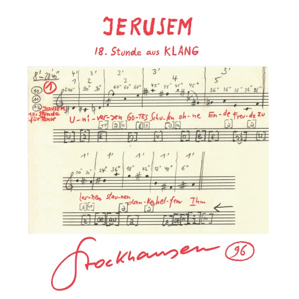 Stockhausen Edition no. 96