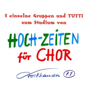 Stockhausen Edition no. 71