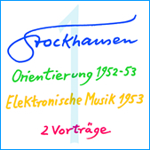 Stockhausen Special Edition Text-CD 1