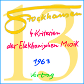 Stockhausen Special Edition Text-CD 13