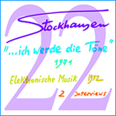 Stockhausen Special Edition Text-CD 22
