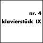 KLAVIERSTÜCK IX