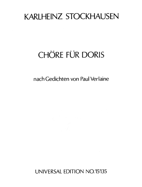 CHÖRE FÜR DORIS